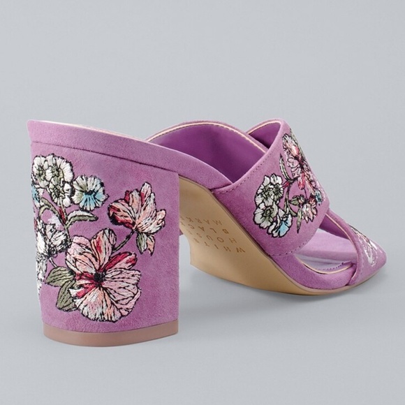 White House Black Market, Zuri Cross-Band Mules - Picture 2 of 3